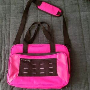 Stylish Pink and Black Women's Bag